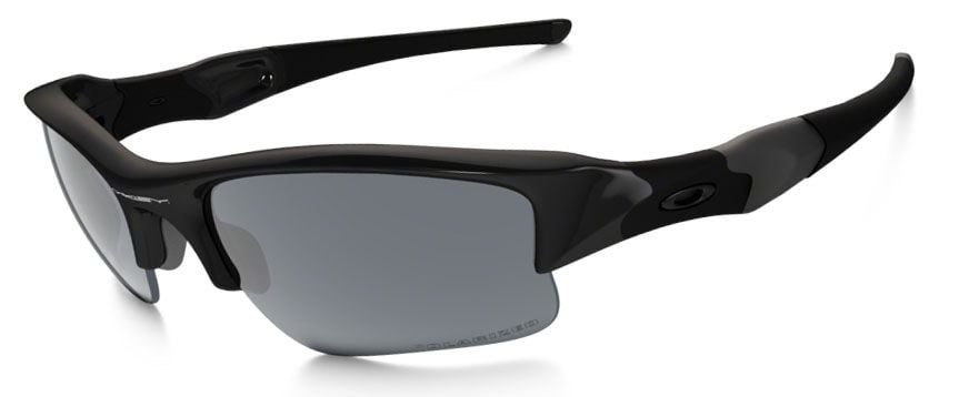 oakley flak jacket xlj black iridium polarized