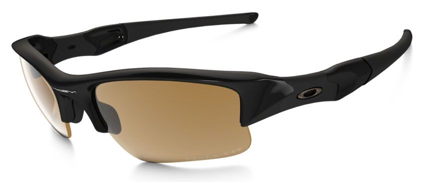 Oakley Flak Jacket Xlj Sunglasses Polished Black/ Bronze Polarized 26 ...