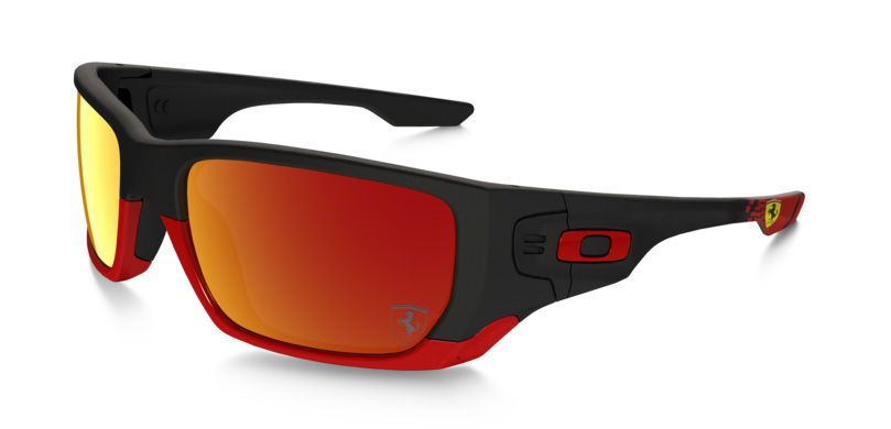Oakley Ferrari Style Switch Sunglasses Matte Black/ Ruby Iridium ...