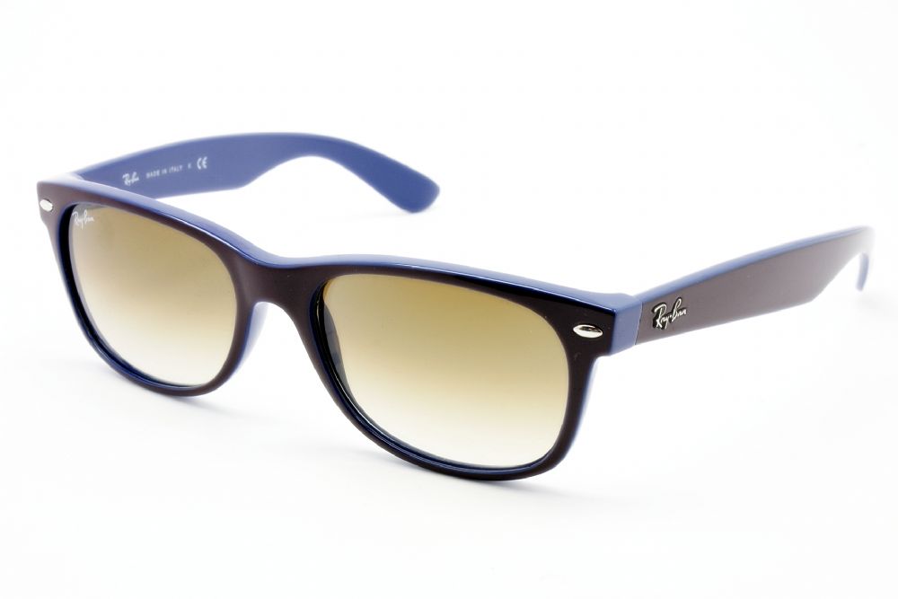 RAY-BAN New Wayfarer Sunglasses Rb2132 874/51 Top Brown ON Blue/ Crystal  Brown Gradient - £ | Ray-Ban Wayfarer | Cyclestore