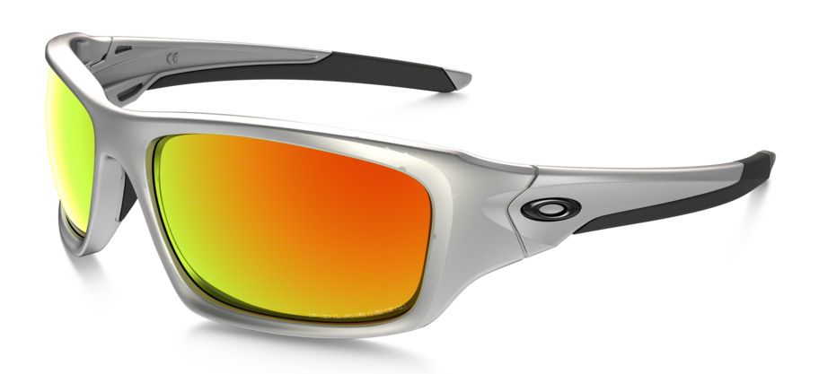 Oakley Valve Sunglasses Silver/ Fire 