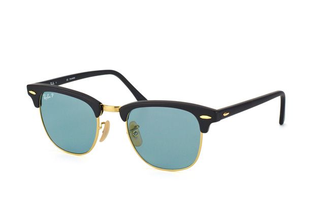 Ray-Ban Polarized Sunglasses, RB3016 Clubmaster - GREEN MIRROR POLAR/BROWN  | Smart Closet