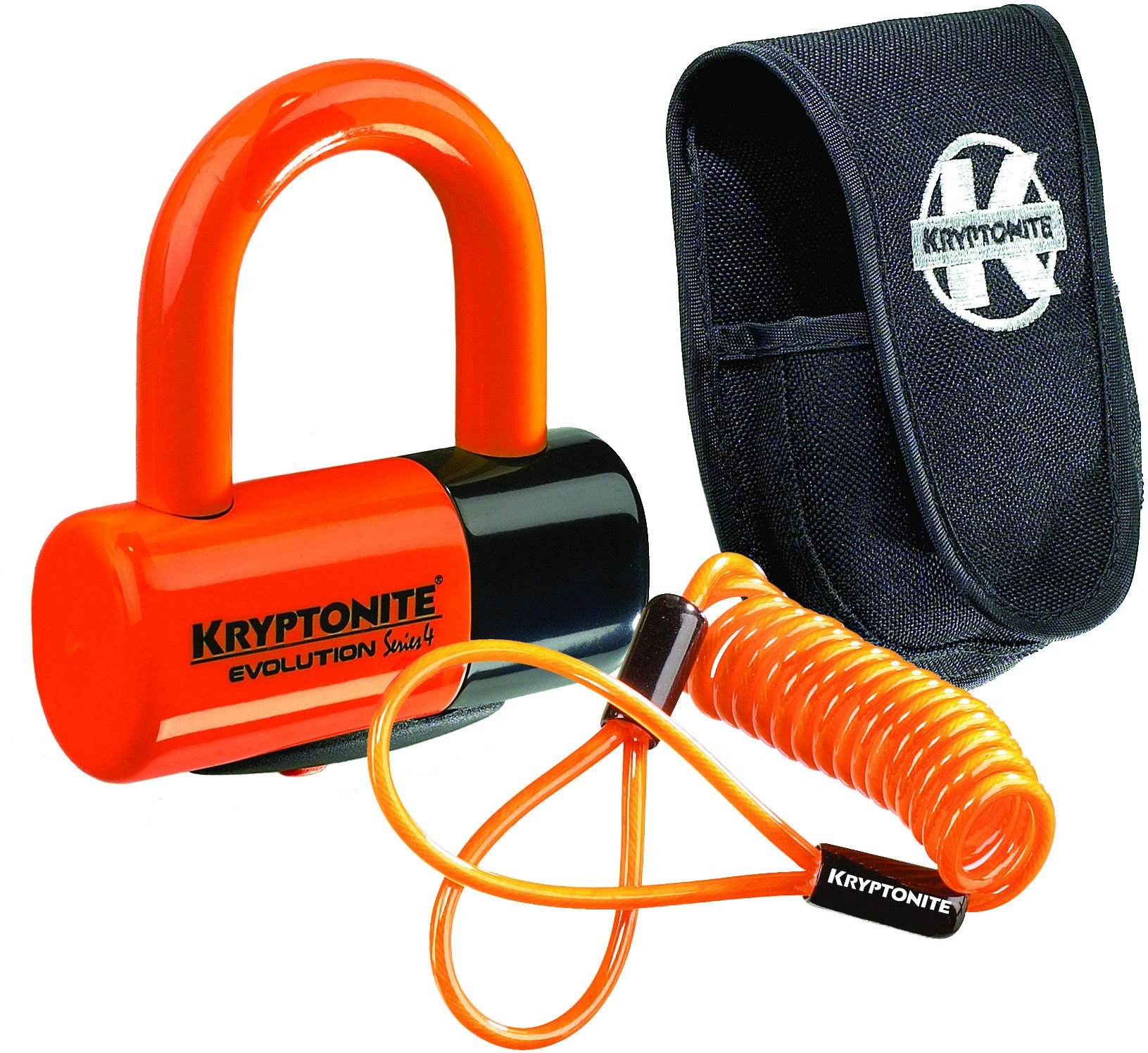 Kryptonite Evolution Series 4 Disc Lock Premium Pack Pouch And Reminder Cable 48.74 Locks Padlocks Cyclestore