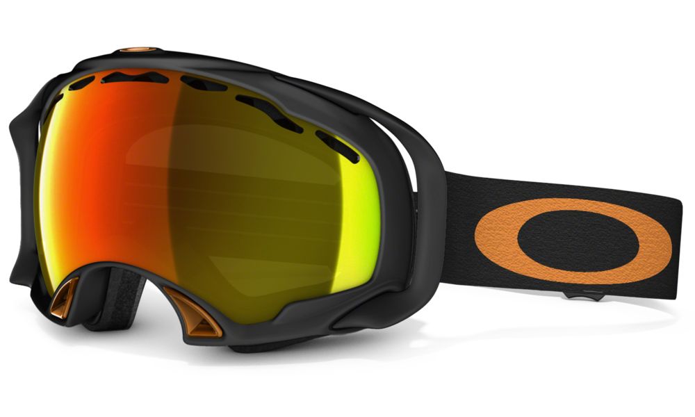 Oakley Splice Snow Goggle Matte Black/ Fire Iridium 59-520 - £110.49 ...