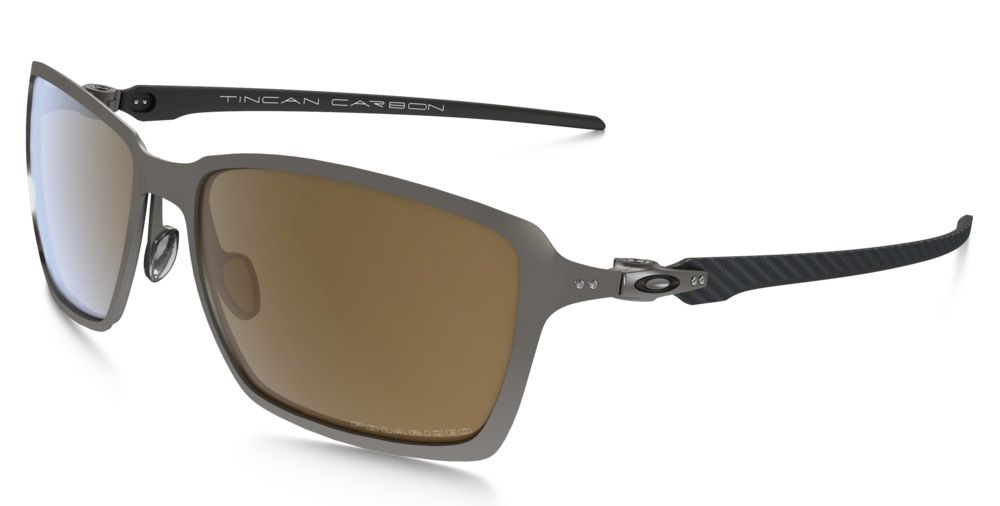 Oakley Tincan Carbon Sunglasses Titanium/ Titanium Iridium Polarized  OO6017-05 - £ | Oakley TinCan Sunglasses | Cyclestore