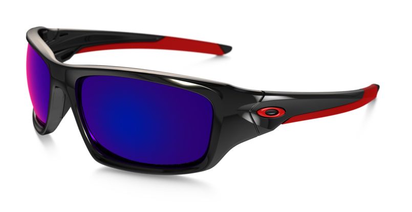 Oakley Valve Sunglasses Polished Black Positive Red Iridium