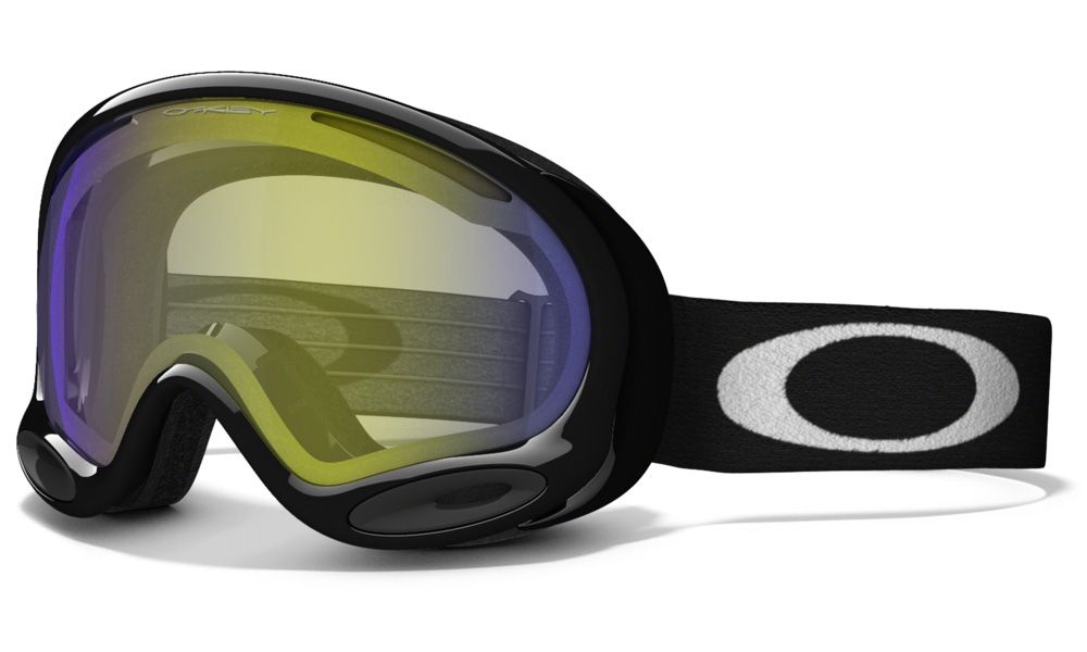 Oakley A Frame 2.0 Snow Goggles Jet Black/ HI Intensity Yellow 59-636 ...