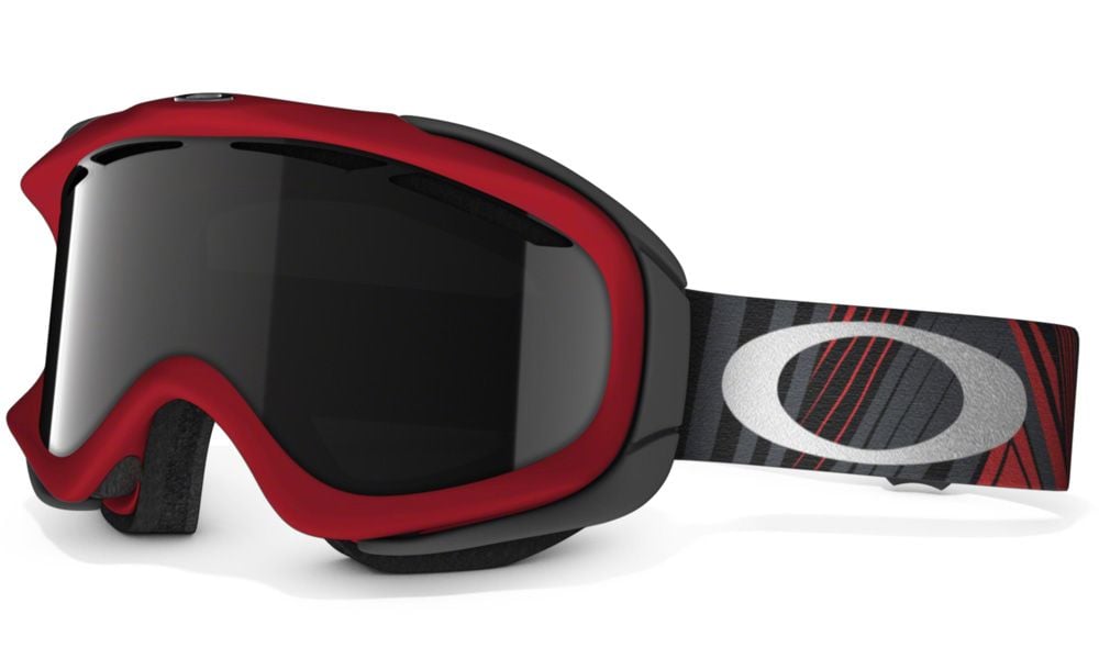 red oakley goggles
