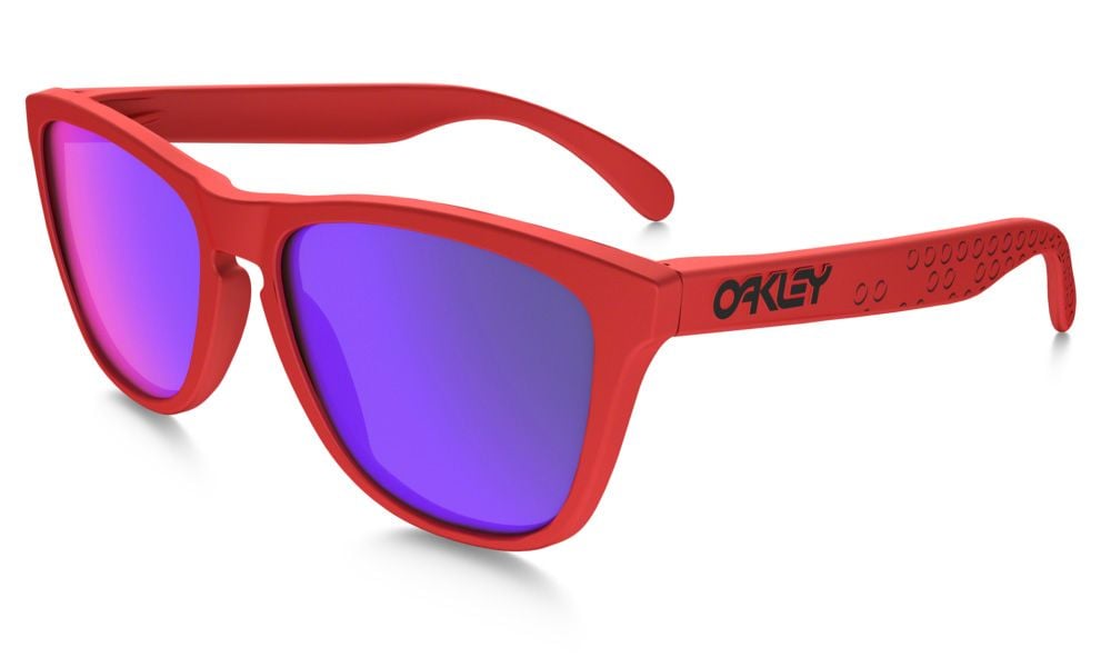 Oakley Frogskins B1b Sunglasses Red Fire Iridium OO9013 48 79.99 Oakley Frogskins Sunglasses Cyclestore