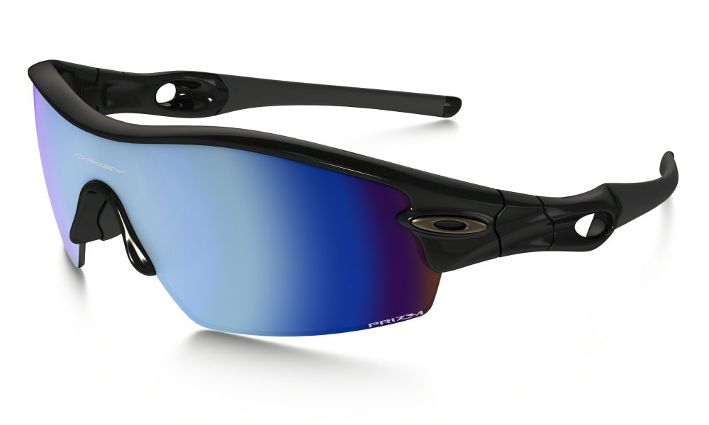 Oakley Prizm H2o Deep Polarized Radar Pitch Sunglasses Polished Black/  Prizm Deep Water Polarized OO9052-02 - £ | Oakley Radar Sunglasses |  Cyclestore