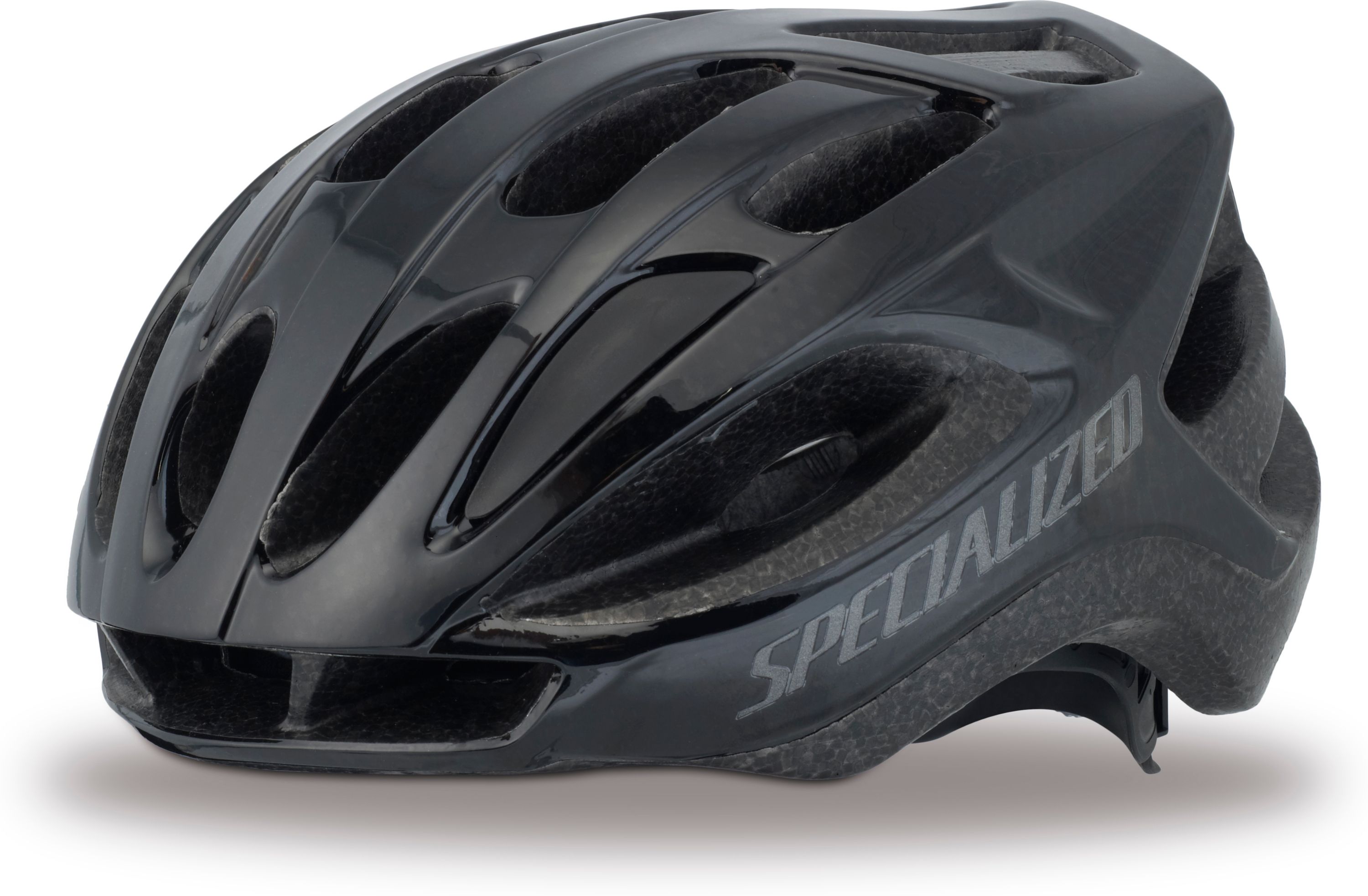 low profile cycle helmet