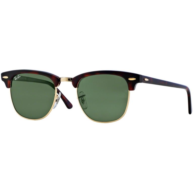 RAY-BAN Clubmaster Sunglasses Rb3016 - W0366 Mock Tortoise/ Arista - £ ...