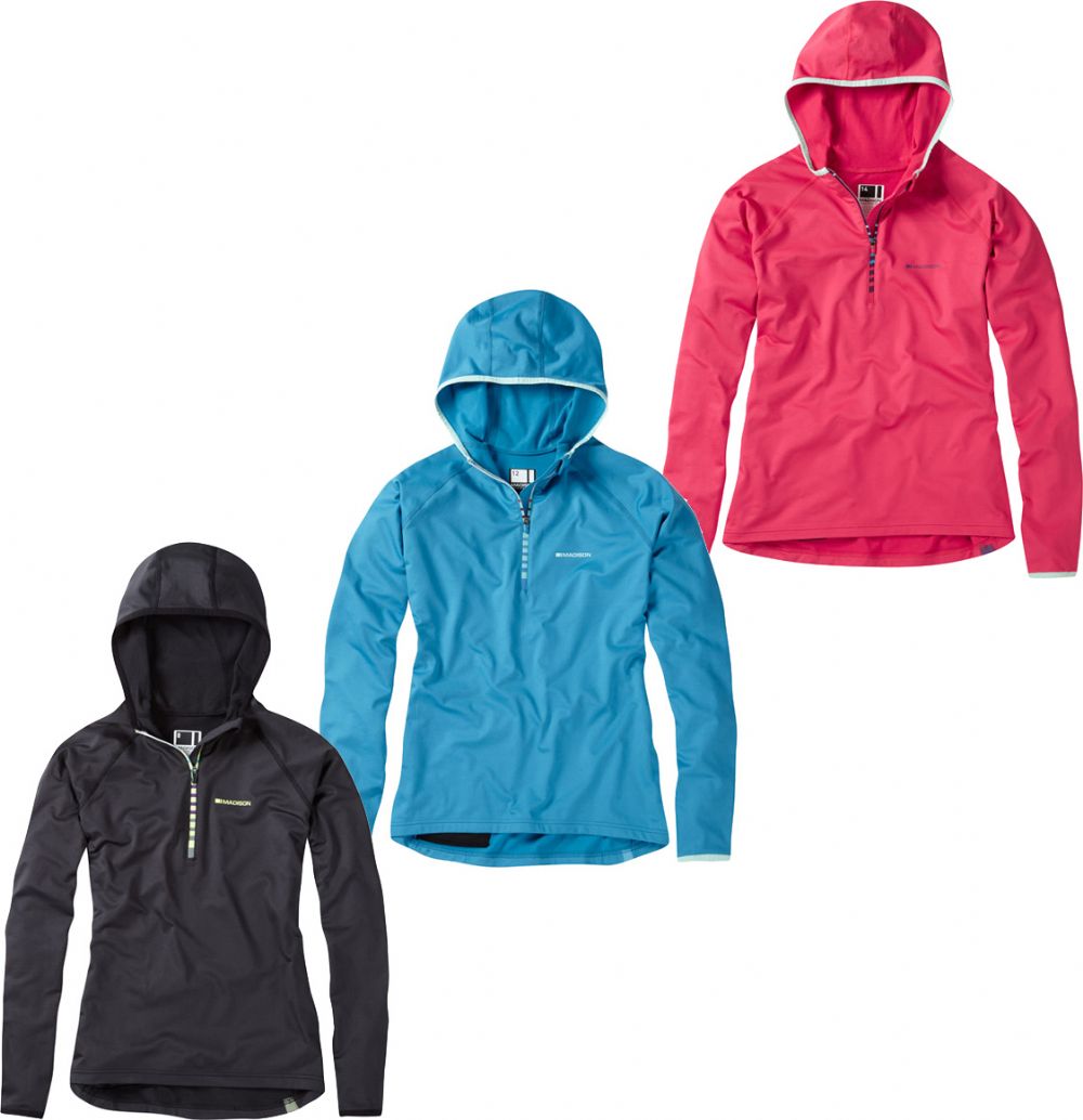 Madison Zena Womens Long Sleeve Hooded Top £25.99 Jerseys Long