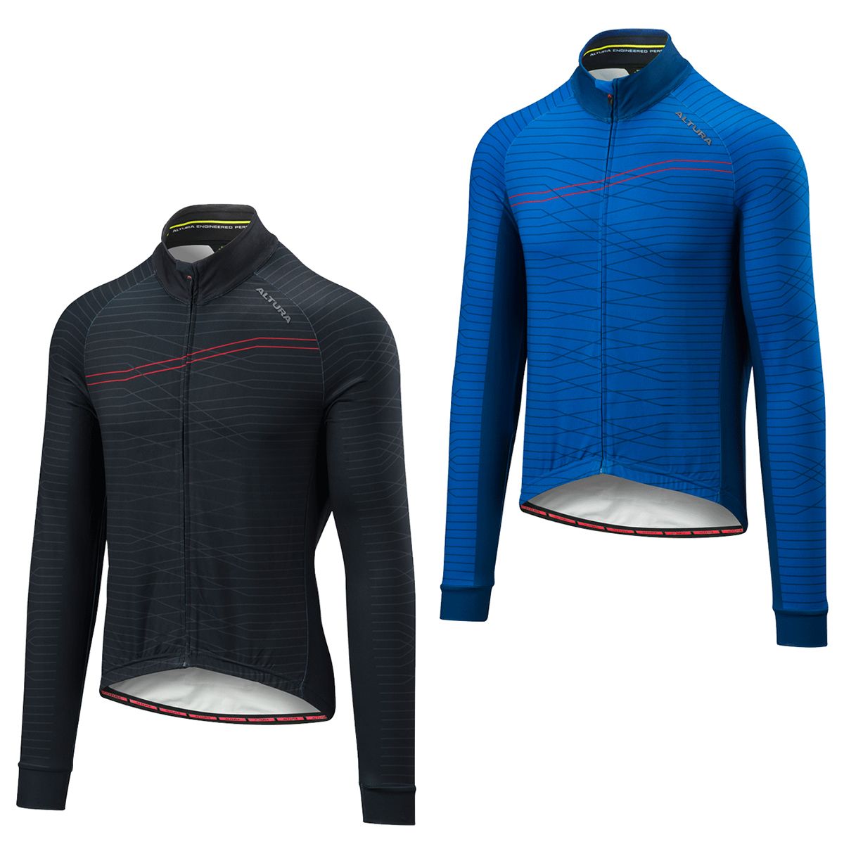 Altura Mens Thermo Lines Long Sleeve Jersey