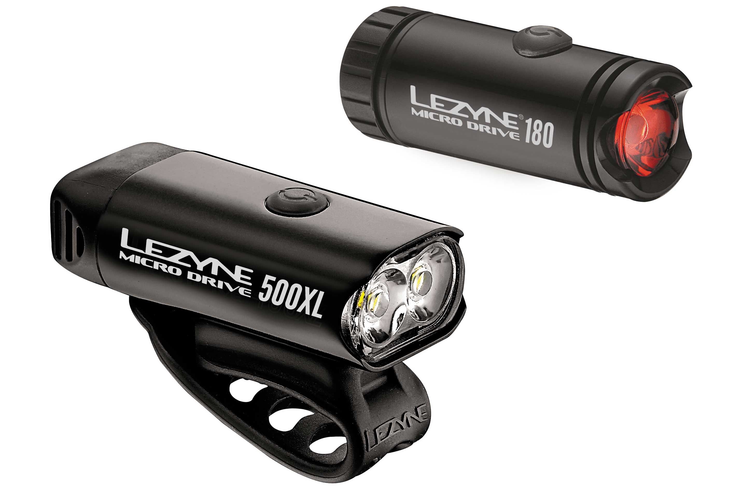 Lezyne Micro Drive 500xl Front/micro Drive 180 Rear Light