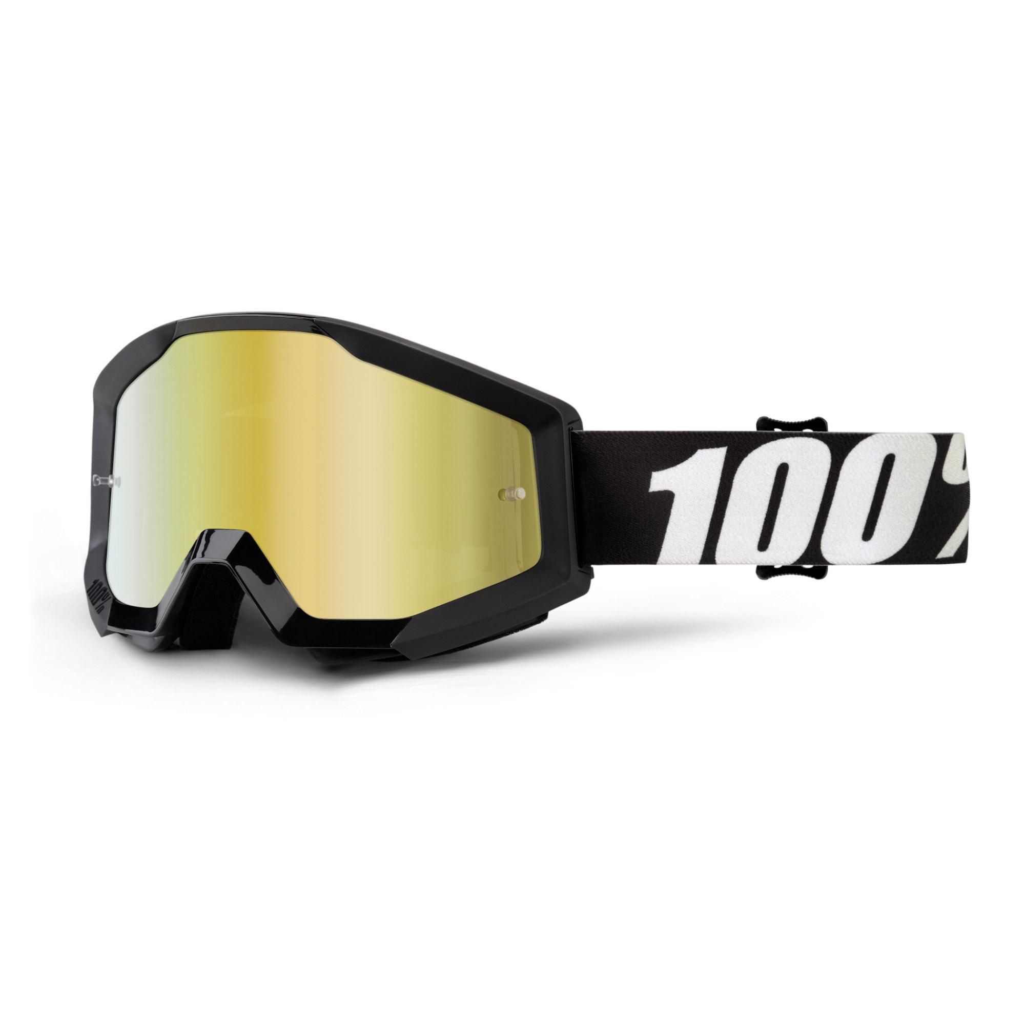 100% Strata Goggles Outlaw Gold Mirror Lens - £35.99 | Goggles | Cyclestore