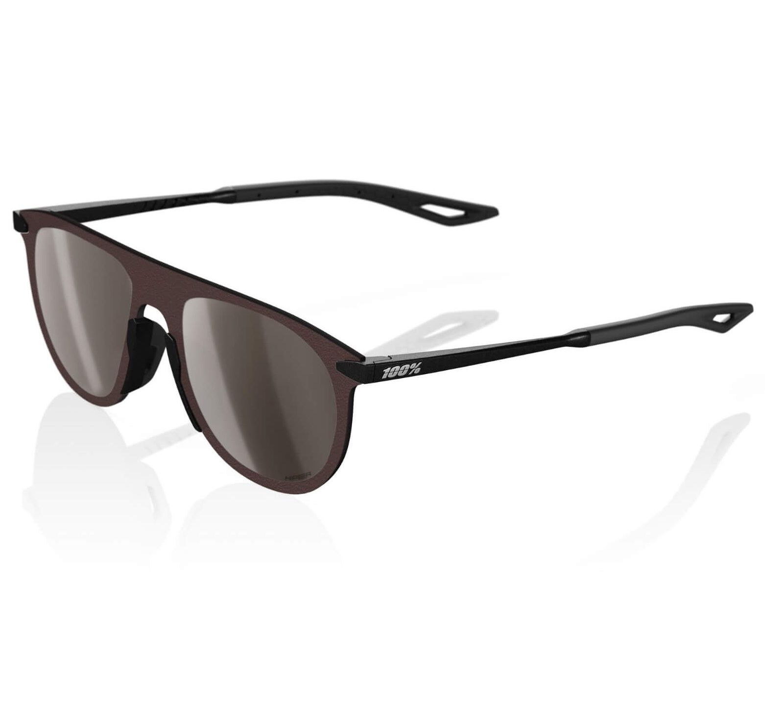 100 Legere Coil Glasses Matte Black hiper Silver Mirror Lens