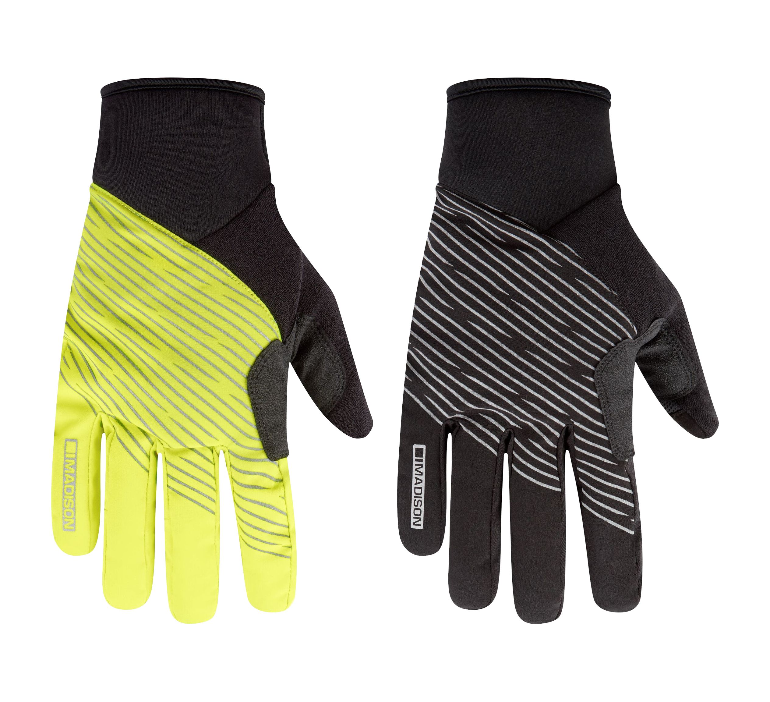 Reflective bike gloves cheap