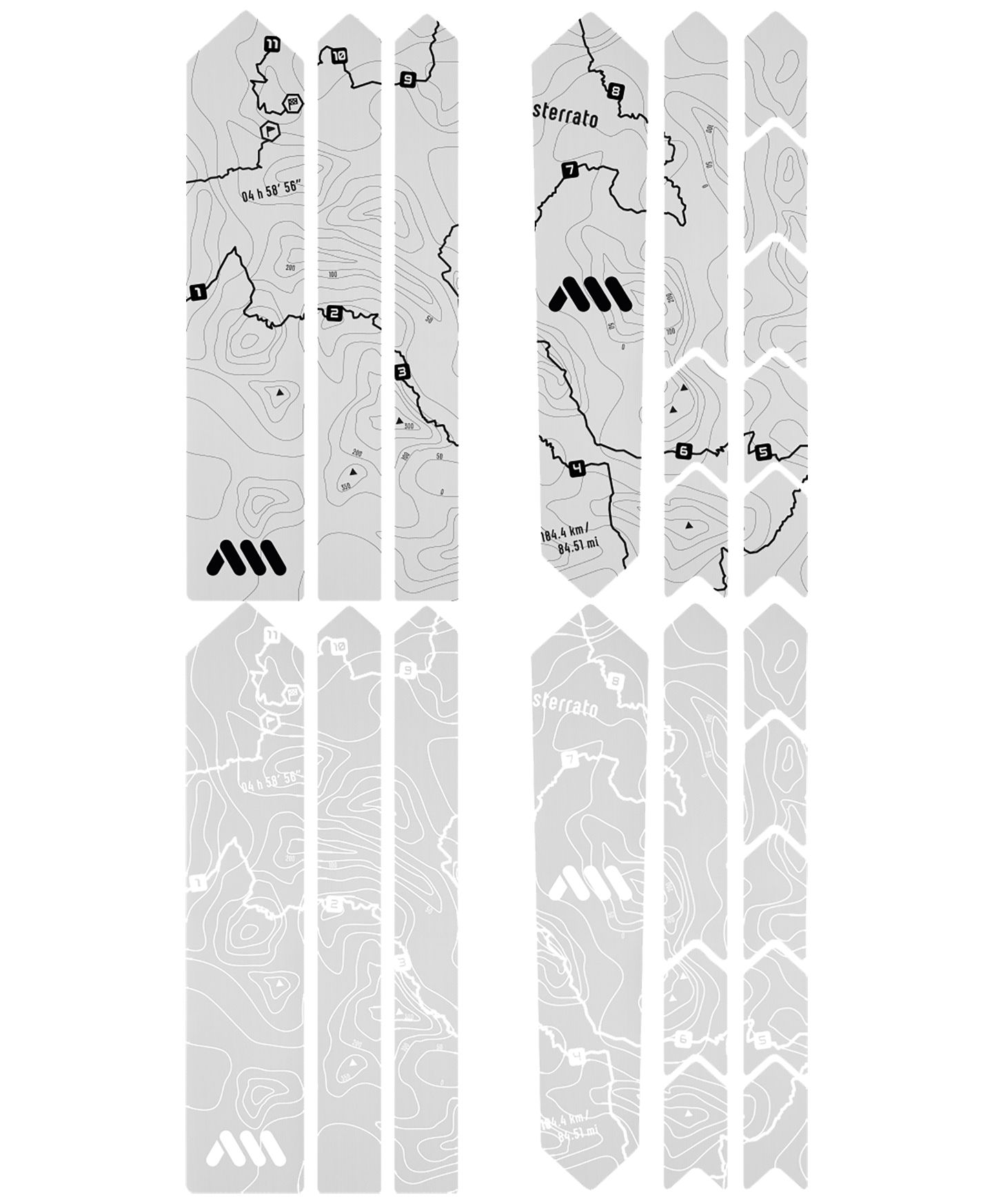 All Mountain Style Frame Guard Gravel & Road Frame Protection Kit