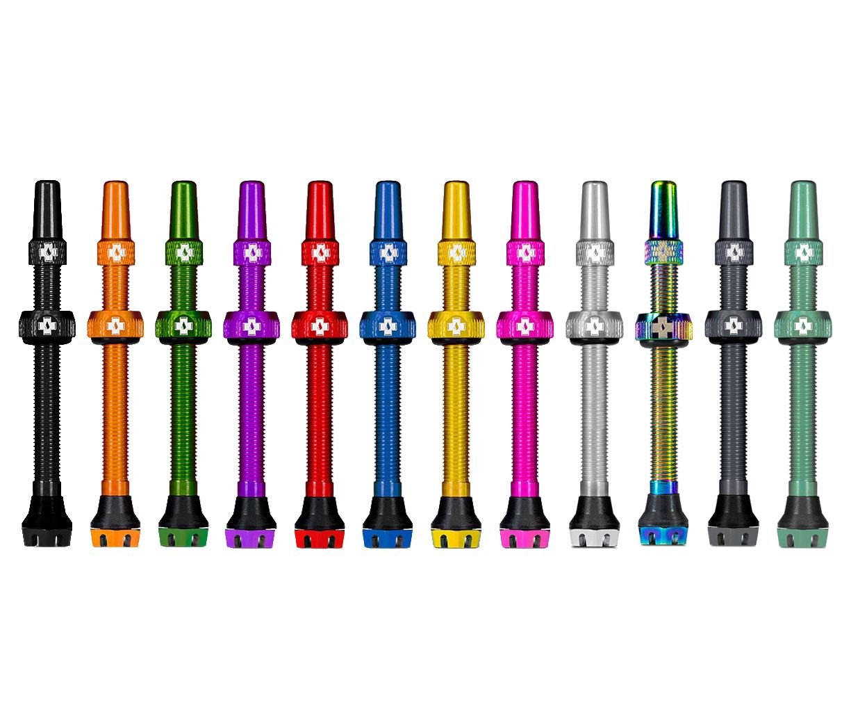 muc off tubeless valves iridescent