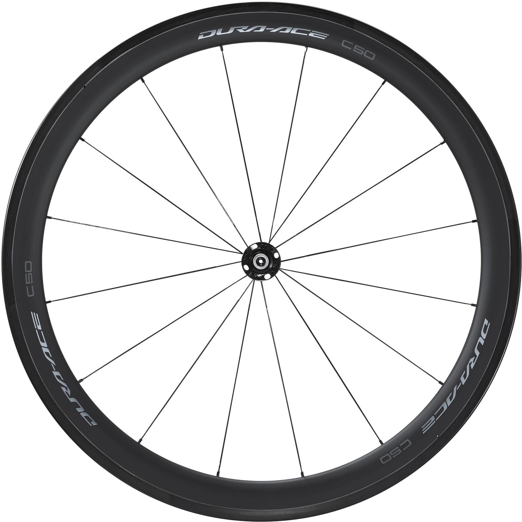 Shimano DURA ACE C50 Carbon Tubular Rim Brake QR Front Wheel 50mm 450 Wheels Road Front Cyclestore