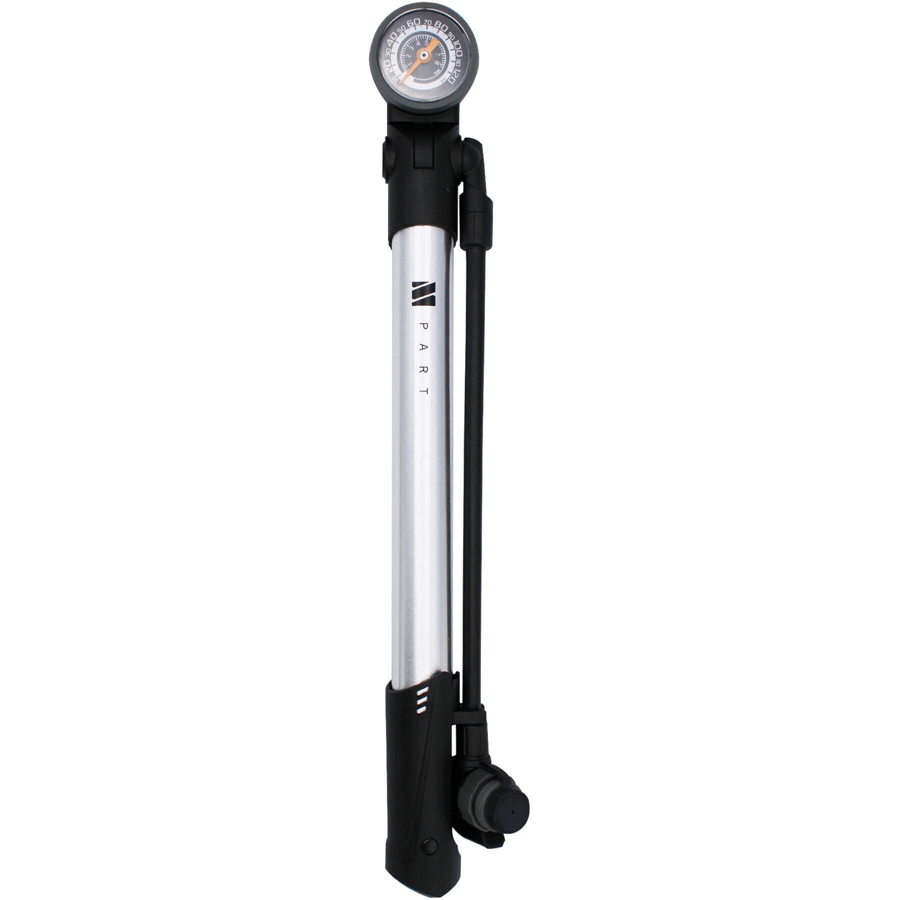 M part Mini Floor Pump With Dial Gauge 20.6 Bike Pumps Floor Track Cyclestore