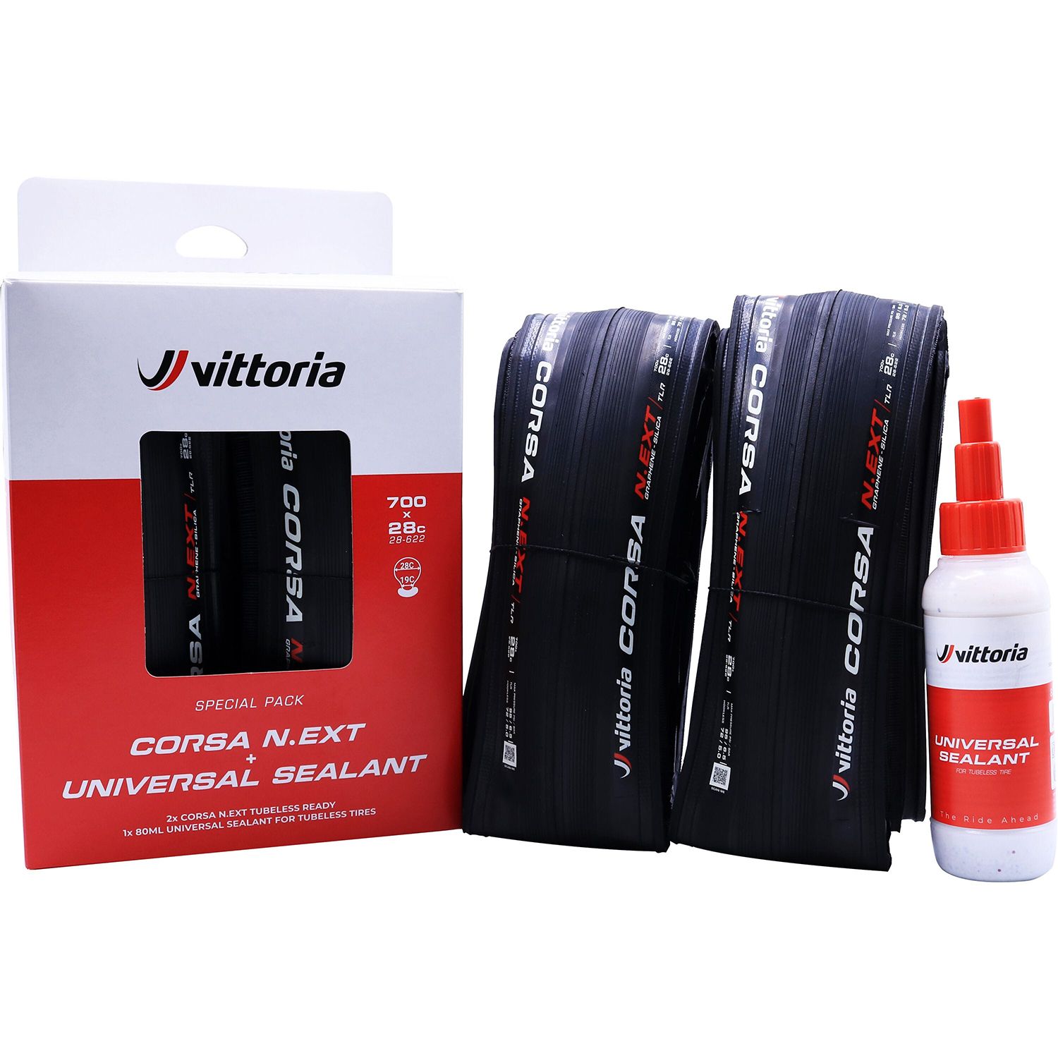 vittoria CORSA N.EXT TLR TWIN PACK　28c Vittoria Corsa N.EXT TLR GRAPHENE 2.0 - Eurobici Shop
